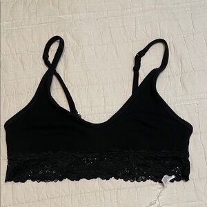 Aerie Black Lace Bralette